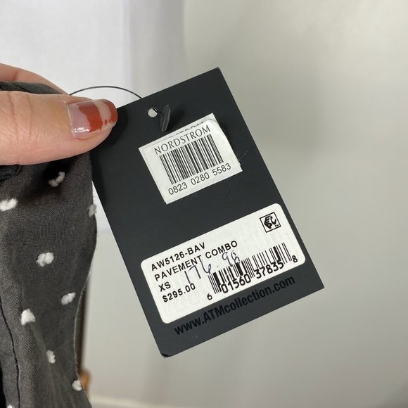 ATM ANTHONY THOMAS MELILLO Clip Dot Boyfriend Shirt XS NWT - Picture 12 of 14